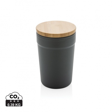 Logotrade advertising product image of: GRS certified recycled PP mug with bamboo lid