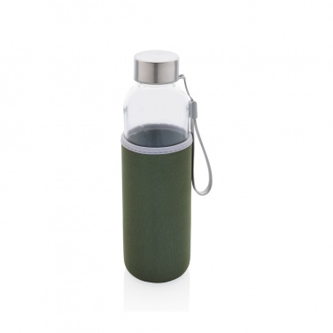 Logotrade promotional giveaway image of: Glass bottle with neoprene sleeve