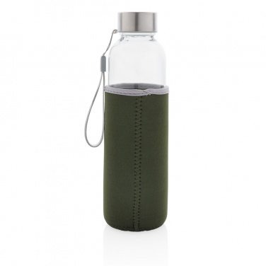Logo trade promotional item photo of: Glass bottle with neoprene sleeve