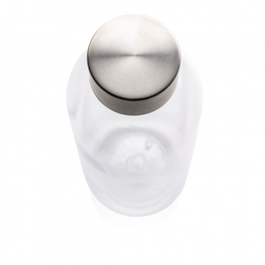 Logo trade promotional products image of: Leakproof water bottle with metallic lid