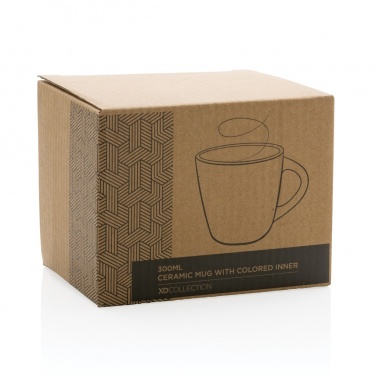 Logotrade promotional giveaway picture of: Ceramic mug with coloured inner 300ml