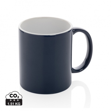 Logo trade promotional giveaways image of: Ceramic classic mug 350ml