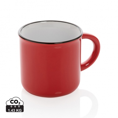 Logo trade corporate gifts image of: Vintage ceramic mug 280ml