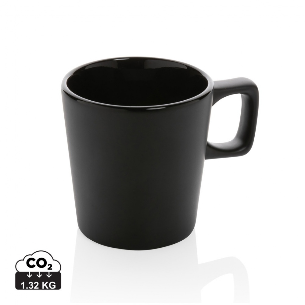 Logotrade promotional products photo of: Ceramic modern coffee mug 300ml