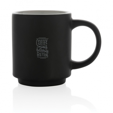 Logo trade promotional merchandise photo of: Ceramic stackable mug 180ml