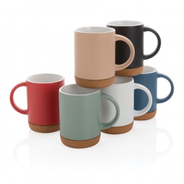 Logotrade corporate gift image of: Ceramic mug with cork base 280ml