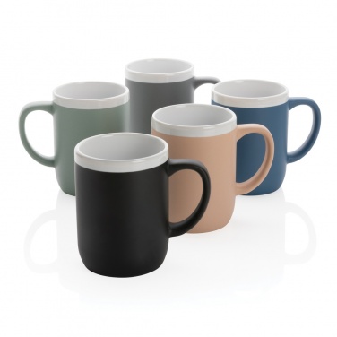 Logotrade promotional products photo of: Ceramic mug with white rim 300ml