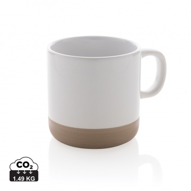 Logo trade promotional merchandise photo of: Glazed ceramic mug 360ml