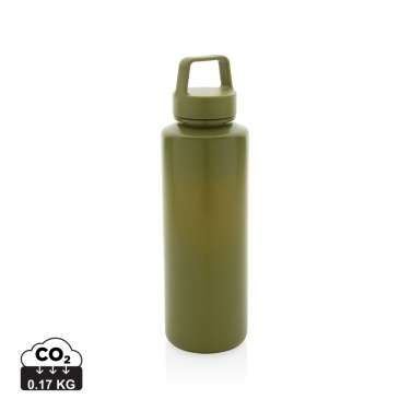 Logo trade promotional giveaways picture of: RCS certified recycled PP water bottle with handle