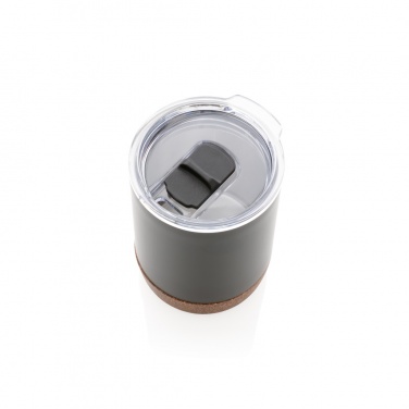 Logo trade corporate gifts picture of: RCS Re-steel cork small vacuum coffee mug