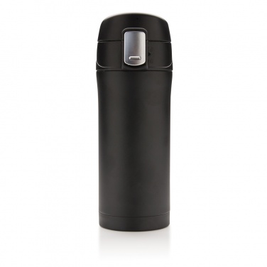 Logo trade business gifts image of: RCS Recycled stainless steel easy lock vacuum mug