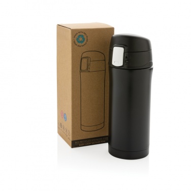 Logotrade corporate gifts photo of: RCS Recycled stainless steel easy lock vacuum mug