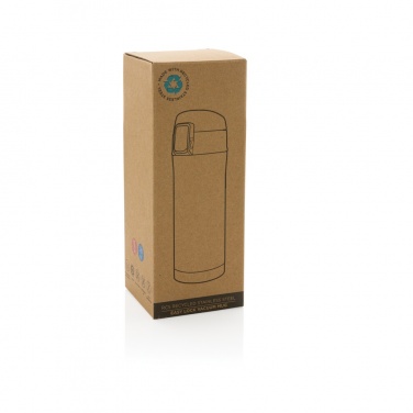 Logotrade promotional giveaway image of: RCS Recycled stainless steel easy lock vacuum mug