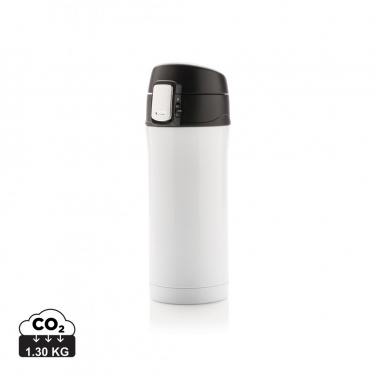 Logotrade promotional gifts photo of: RCS Recycled stainless steel easy lock vacuum mug