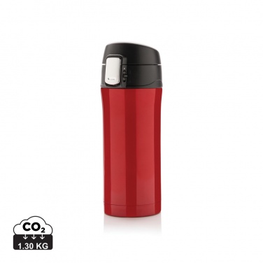 Logotrade promotional giveaways photo of: RCS Recycled stainless steel easy lock vacuum mug
