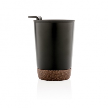 Logotrade corporate gift image of: GRS RPP stainless steel cork coffee tumbler
