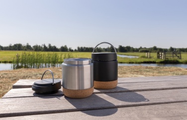 Logo trade promotional product photo of: Savory RCS certified recycled stainless steel foodflask