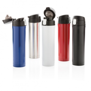 Logo trade promotional merchandise image of: RCS Re-steel easy lock vacuum flask