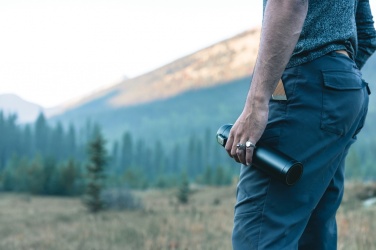 Logotrade promotional gift image of: RCS Re-steel easy lock vacuum flask