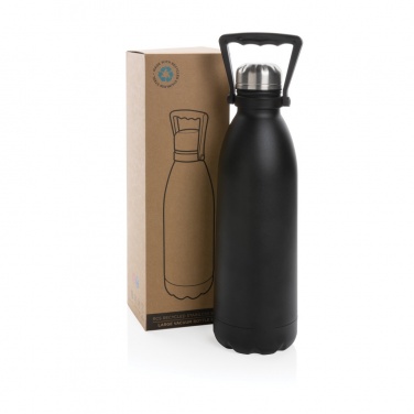 Logotrade corporate gifts photo of: RCS Recycled stainless steel large vacuum bottle 1.5L