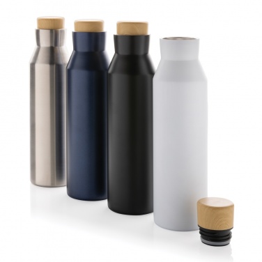 Logotrade promotional product picture of: Gaia RCS certified recycled stainless steel vacuum bottle