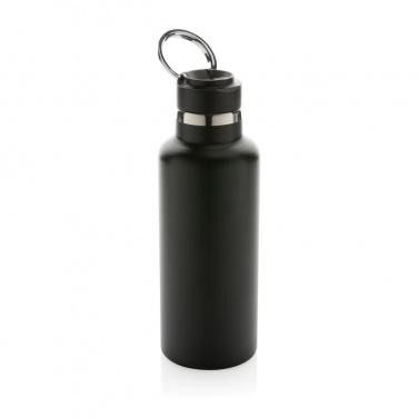 Logo trade promotional items image of: Hydro RCS recycled stainless steel vacuum bottle with spout