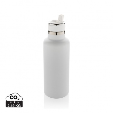Logo trade promotional giveaways image of: Hydro RCS recycled stainless steel vacuum bottle with spout