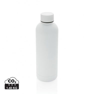 Logotrade corporate gift image of: RCS Recycled stainless steel Impact vacuum bottle