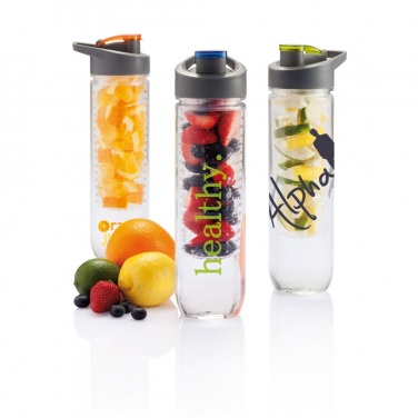 Logo trade promotional item photo of: Water bottle with infuser