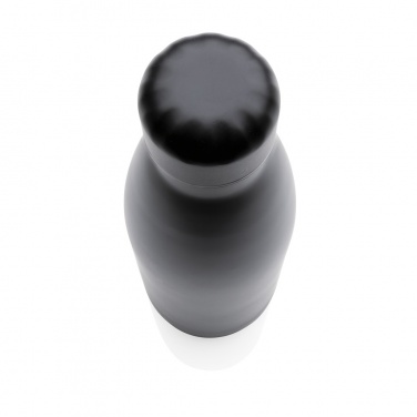 Logo trade promotional merchandise image of: Solid colour vacuum stainless steel bottle 500 ml