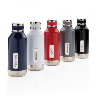 Logotrade advertising products photo of: Leak proof vacuum bottle with logo plate