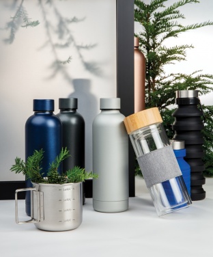 Logotrade advertising products photo of: Impact double wall borosilicate glass bottle
