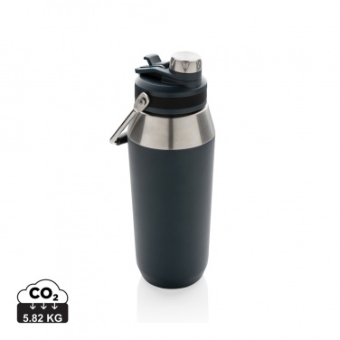 Logotrade advertising products photo of: Vacuum stainless steel dual function lid bottle 1L