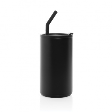 Logo trade business gifts image of: Cube RCS certified recycled steel mug 800ml