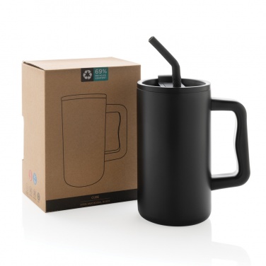 Logotrade promotional merchandise image of: Cube RCS certified recycled steel mug 800ml