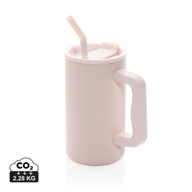 Logotrade promotional merchandise picture of: Cube RCS certified recycled steel mug 800ml