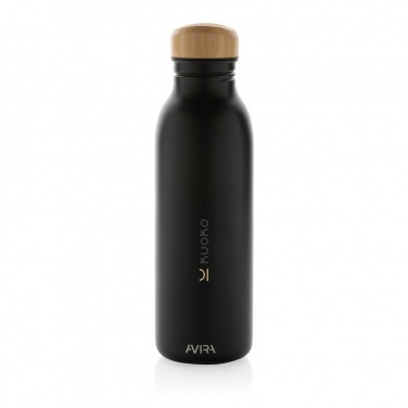 Logotrade promotional gifts photo of: Avira Alcor RCS Re-steel single wall water bottle 600 ML