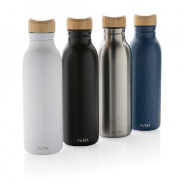 Logo trade advertising products image of: Avira Alcor RCS Re-steel single wall water bottle 600 ML
