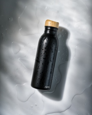 Logotrade promotional gift image of: Avira Alcor RCS Re-steel single wall water bottle 600 ML