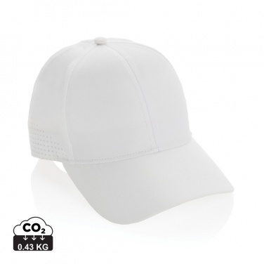 Logo trade promotional giveaways image of: Impact AWARE™ RPET 6 panel sports cap