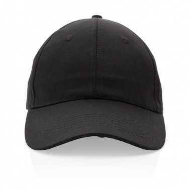 Logo trade promotional merchandise picture of: Impact 6 panel 190gr Recycled cotton cap with AWARE™ tracer