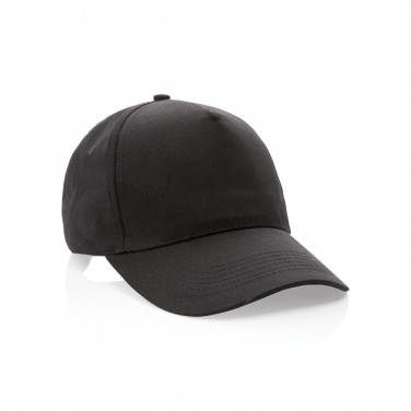 Logo trade advertising products picture of: Impact 5 panel 190gr Recycled cotton cap with AWARE™ tracer
