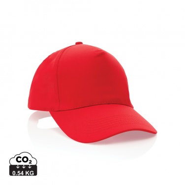 Logotrade advertising product image of: Impact 5 panel 190gr Recycled cotton cap with AWARE™ tracer