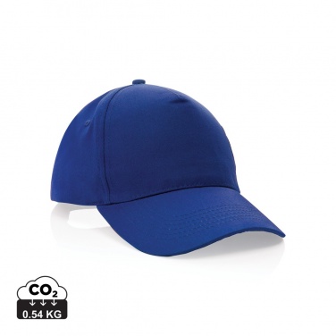 Logotrade corporate gift image of: Impact 5 panel 190gr Recycled cotton cap with AWARE™ tracer