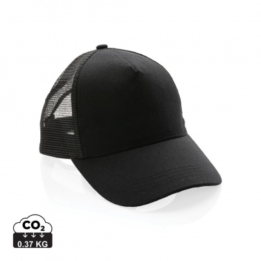 Logo trade promotional items image of: Impact AWARE™ Brushed rcotton 5 panel trucker cap 190gr