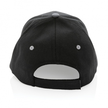 Logo trade advertising product photo of: Impact AWARE™ Brushed rcotton 6 panel contrast cap 280gr