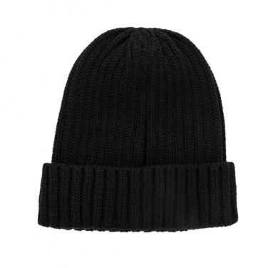 Logotrade corporate gift image of: Kennedi AWARE™ Polylana® beanie with large rib