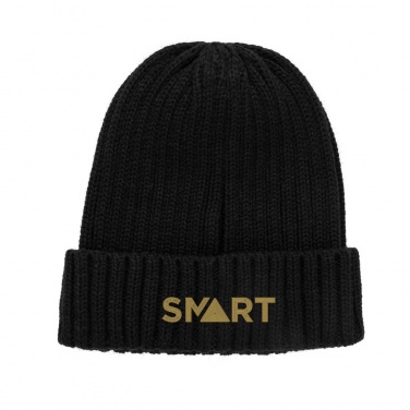 Logotrade advertising products photo of: Kennedi AWARE™ Polylana® beanie with large rib