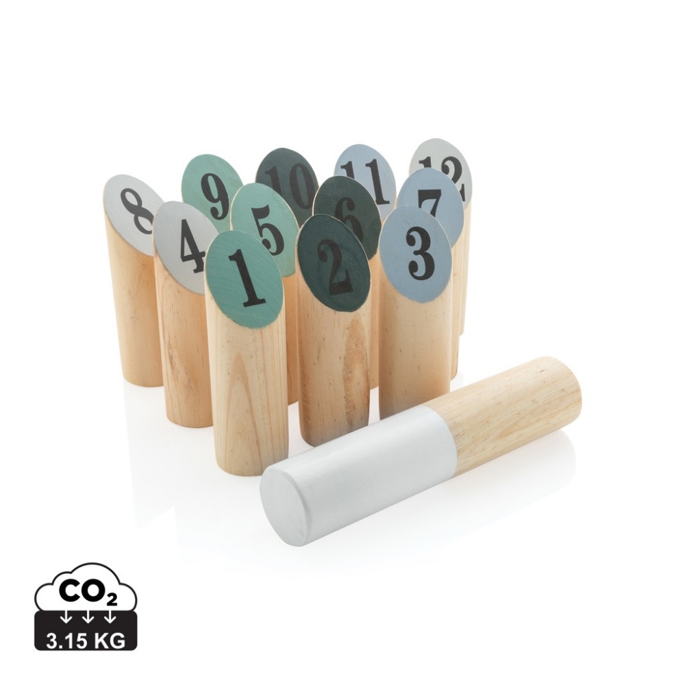 Logo trade business gifts image of: Wooden scatter set