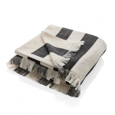 Logotrade advertising products photo of: Ukiyo Yukari AWARE™ XL deluxe beach towel 100x180cm